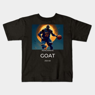 Greatest of All Times Basketball Kids T-Shirt